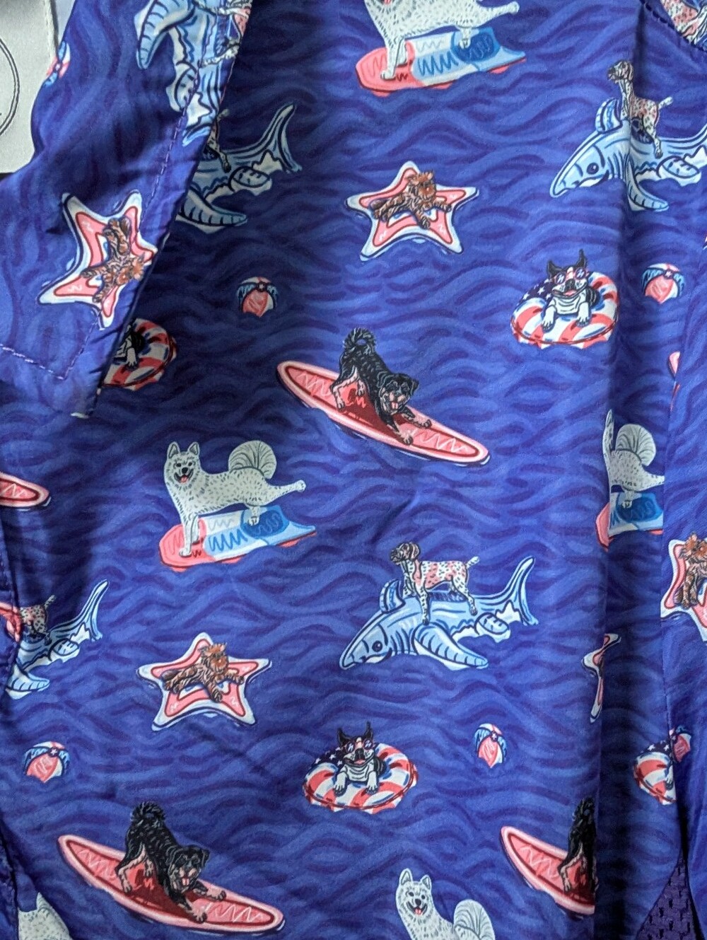 🐕🦺 Fun doggo Patterned Smock!! NWOT🦮